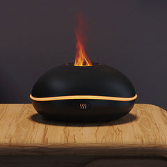 Flame Aroma Diffuser Household Small Ultrasonic Humidifier Essential Oil Atomization
